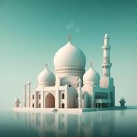 beautiful luxury mosque photo