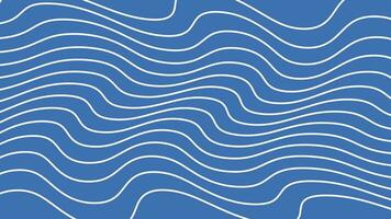 abstract blue waves twisted lines vector background