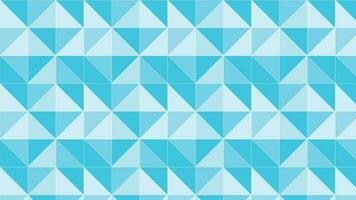 Blue Vector abstract tiled seamless pattern background with pyramids, geometric shapes vector background