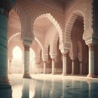 beautiful luxury mosque photo