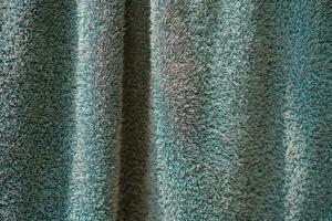 cerca arriba de azul toalla textura para antecedentes y texturizado superficie. foto
