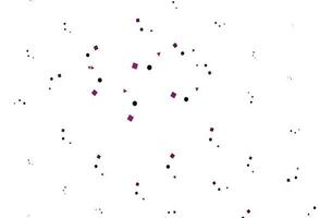 Light Pink vector backdrop with lines, circles, rhombus.
