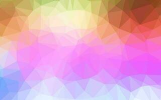 Light Multicolor, Rainbow vector low poly texture.