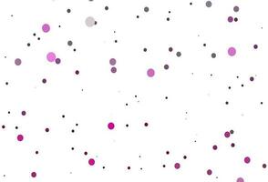 Light Pink vector cover with spots.