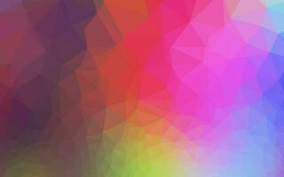 Light Multicolor, Rainbow vector low poly texture.