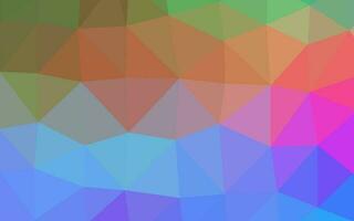 Light Multicolor, Rainbow vector polygon abstract layout.