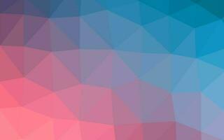 Light Blue, Red vector blurry triangle pattern.