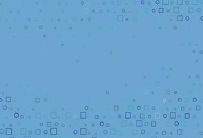 Light BLUE vector backdrop with dots, spots, cubes.