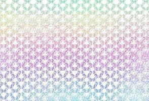 Light multicolor, rainbow vector layout with circle shapes.