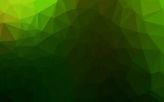 Light Green vector polygon abstract background.