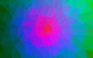 Dark Multicolor, Rainbow vector polygonal pattern.