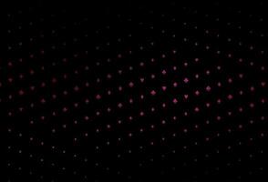 Dark Pink vector layout with elements of cards.