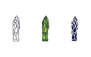 Asparagus vector icon