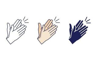 Clapping vector icon