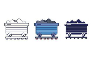 wagon vector icon