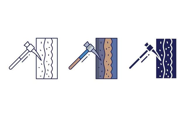 Mining vector icon
