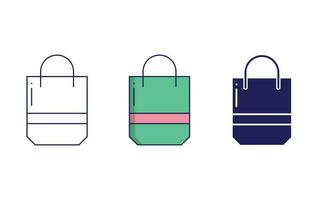 Handbag vector icon