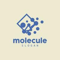 Neuron Logo, Molecule Logo Design, Vector AND, Template Illustration