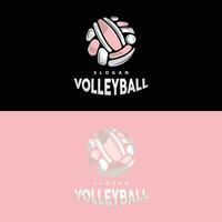 Volleyball Logo, Sport Simple Design, World Sports Tournament Vector, Illustration Symbol Icon vector