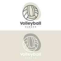 vóleibol logo, deporte sencillo diseño, mundo Deportes torneo vector, ilustración símbolo icono vector