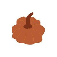 Pumpkin in cartoon style vector. Harvesting food vector