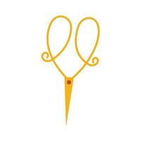 Scissors vintage. Vector isolated hand drawn single illustration