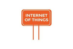 internet of things vectors.sign label bubble speech internet of things vector