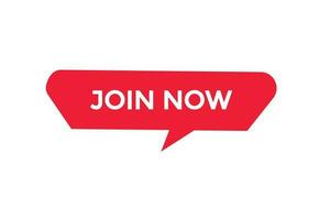 join now vectors.sign label bubble speech join now vector