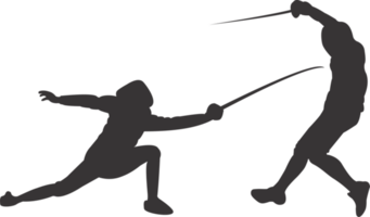 Fechten Sport Silhouette png