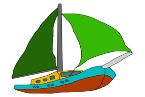 Symbol Segeln Meer Transport png