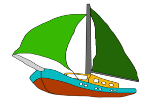 Symbol Segeln Meer Transport png