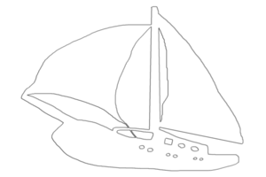 Symbol Segeln Meer Transport png