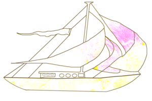 icon sailing sea transportation png