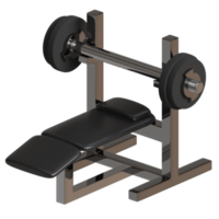3d rendered benchpress perfect for fitness design project png