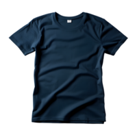 Marine Blau T-Shirt auf transparent Hintergrund png