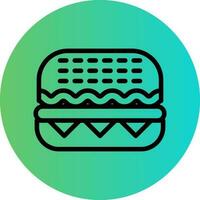 diseño de icono de vector de sándwich