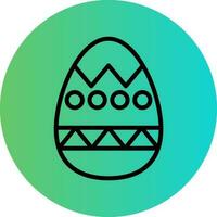 Pascua de Resurrección huevo vector icono diseño