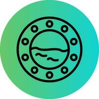 Porthole Vector Icon Design
