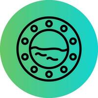 Porthole Vector Icon Design