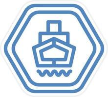 Dock Vector Icon Style