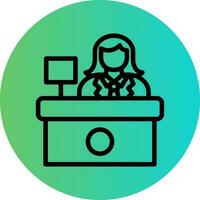 Reception Vector Icon Design