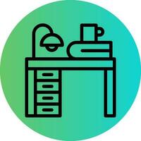 Desk Vector Icon Design