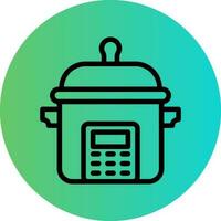 Cooker Vector Icon Design