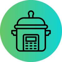 Cooker Vector Icon Design