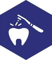 Tooth Drilling Vector Icon design