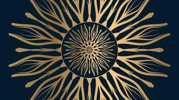 Luxury mandala background with golden arabesque pattern Arabic Islamic east style vector
