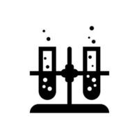 Chemistry vector icon. laboratory illustration sign. analyzes symbol. experiences logo.