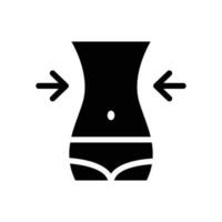 Diet icon vector. Proper nutrition illustration sign. slimming symbol. vector