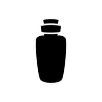 botella icono vector. perfume ilustración signo. poción símbolo o logo. vector