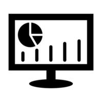 Analytical Icon Design vector